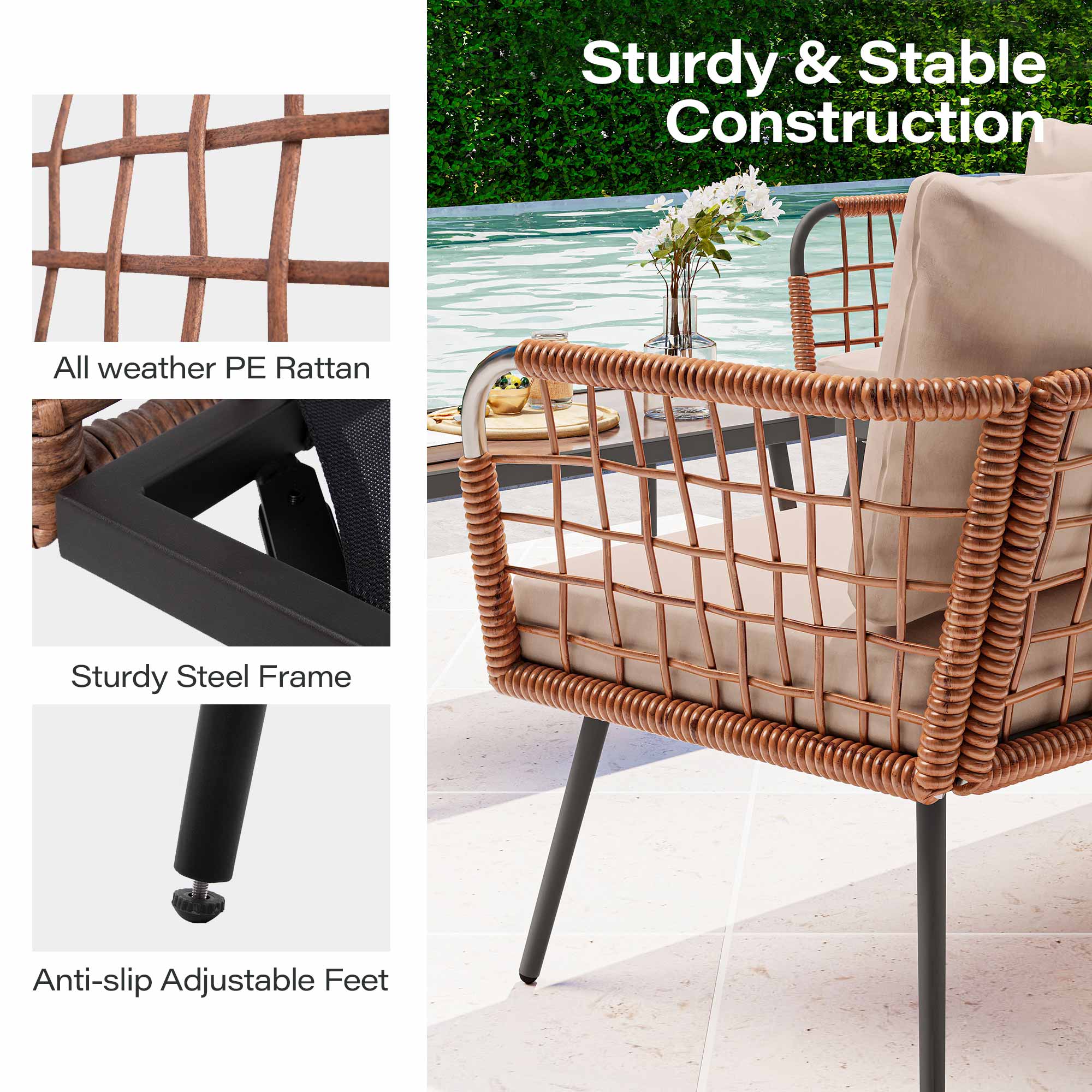 4-Piece Patio Furniture Set