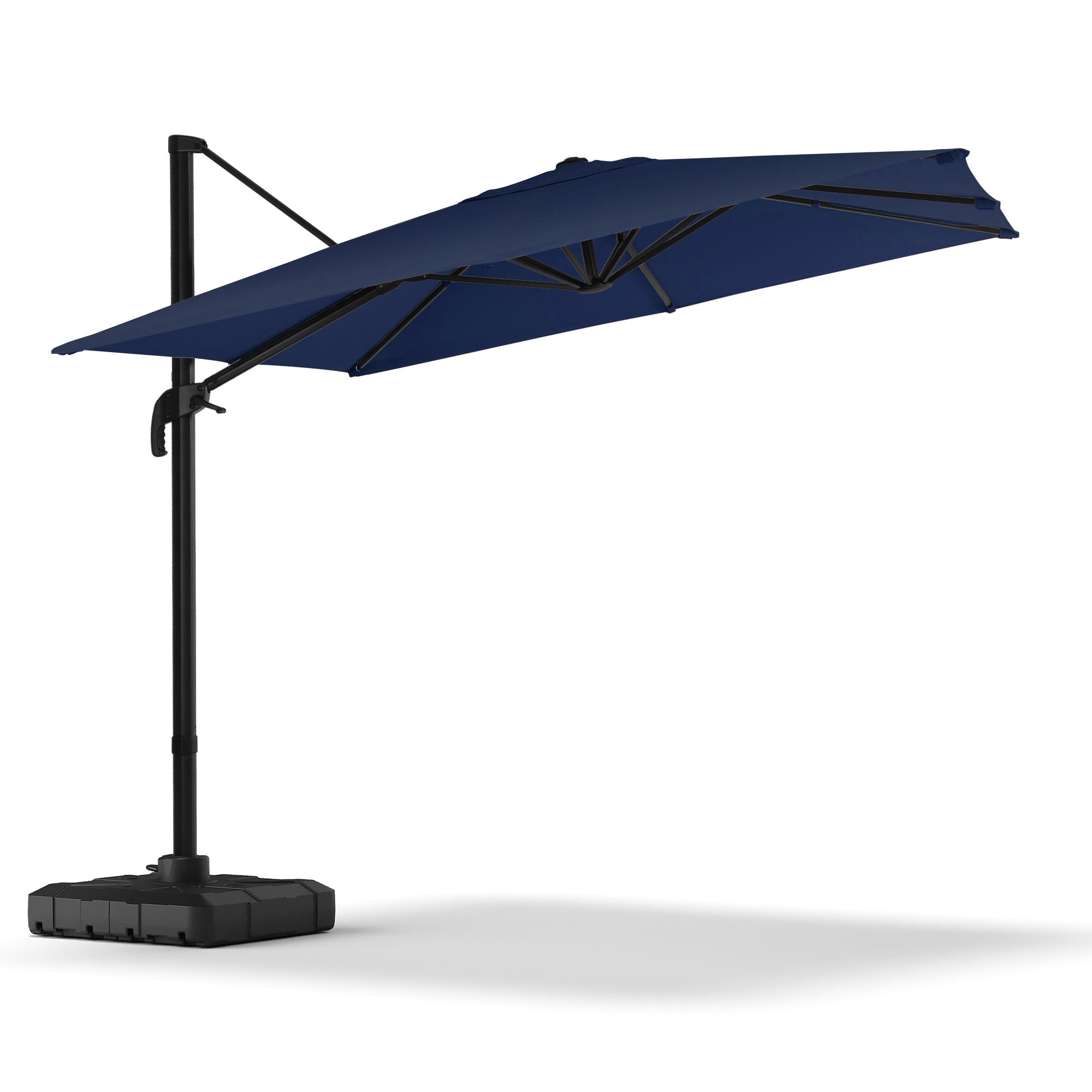 atlantic liberty aluminum square patio umbrella LAUSAINT HOME 10 Ft Patio Umbrella Outdoor Square Aluminum Offset Umbr
