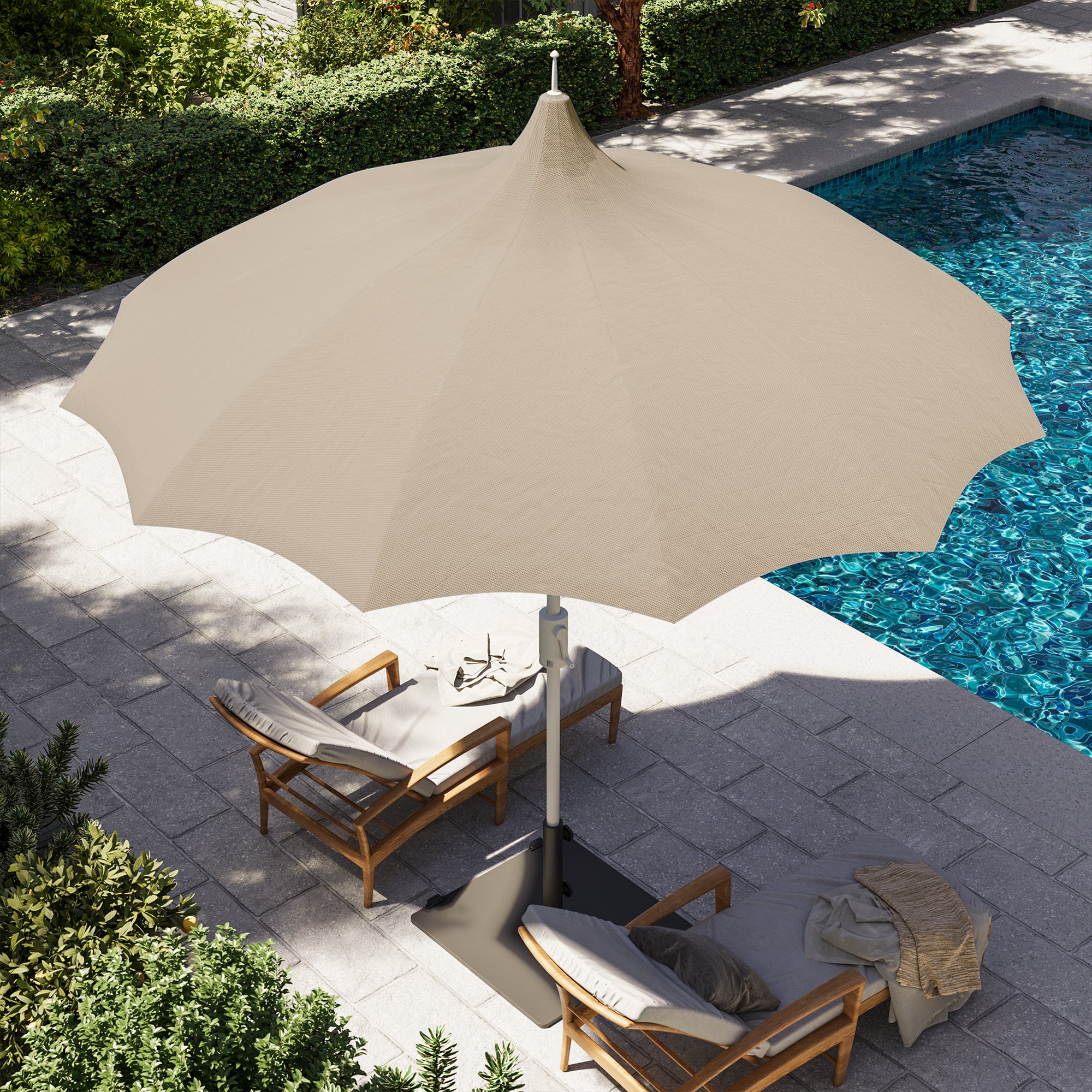 9FT Patio Offset Umbrella