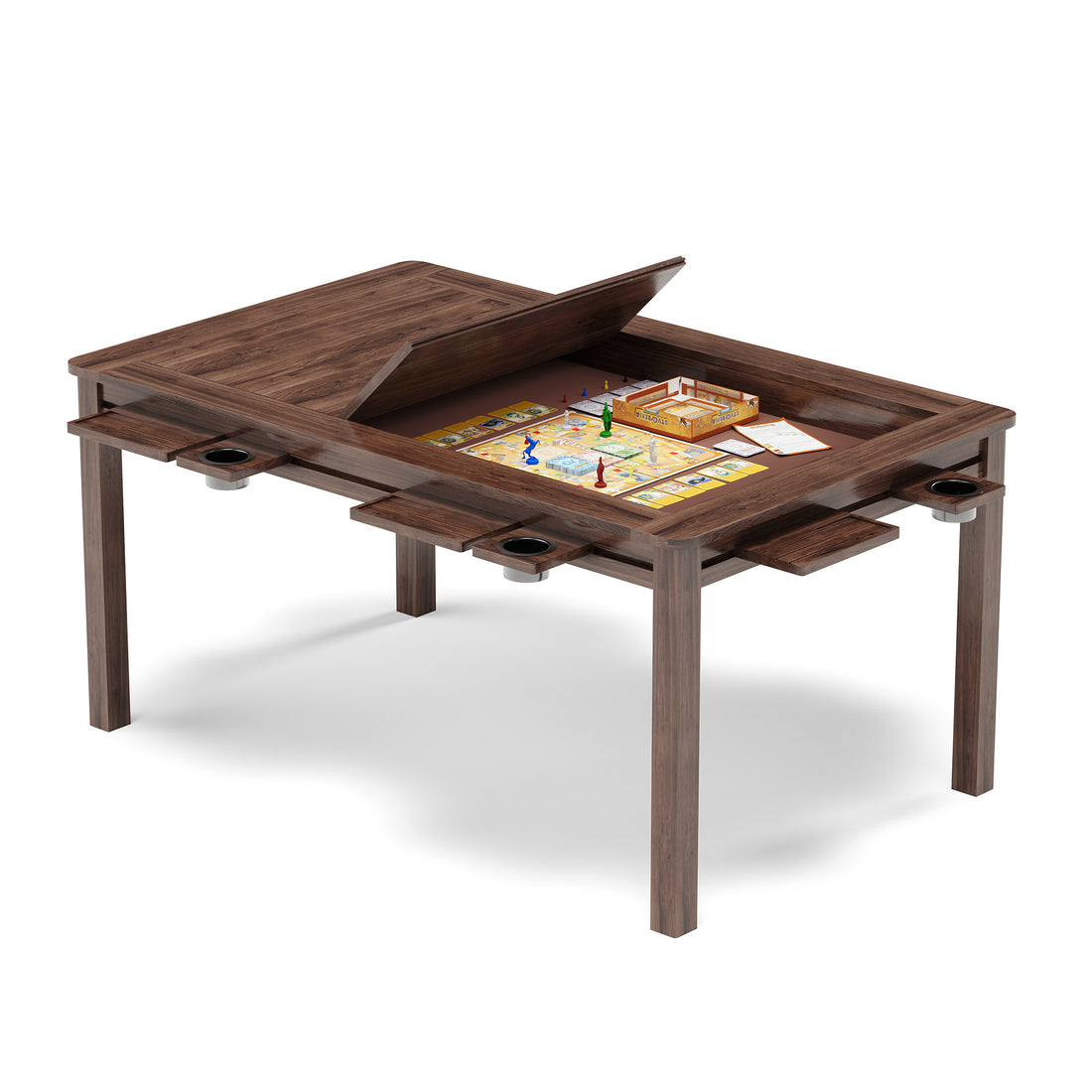 LAUSAINT HOME Board Game Table with Removable Table Top