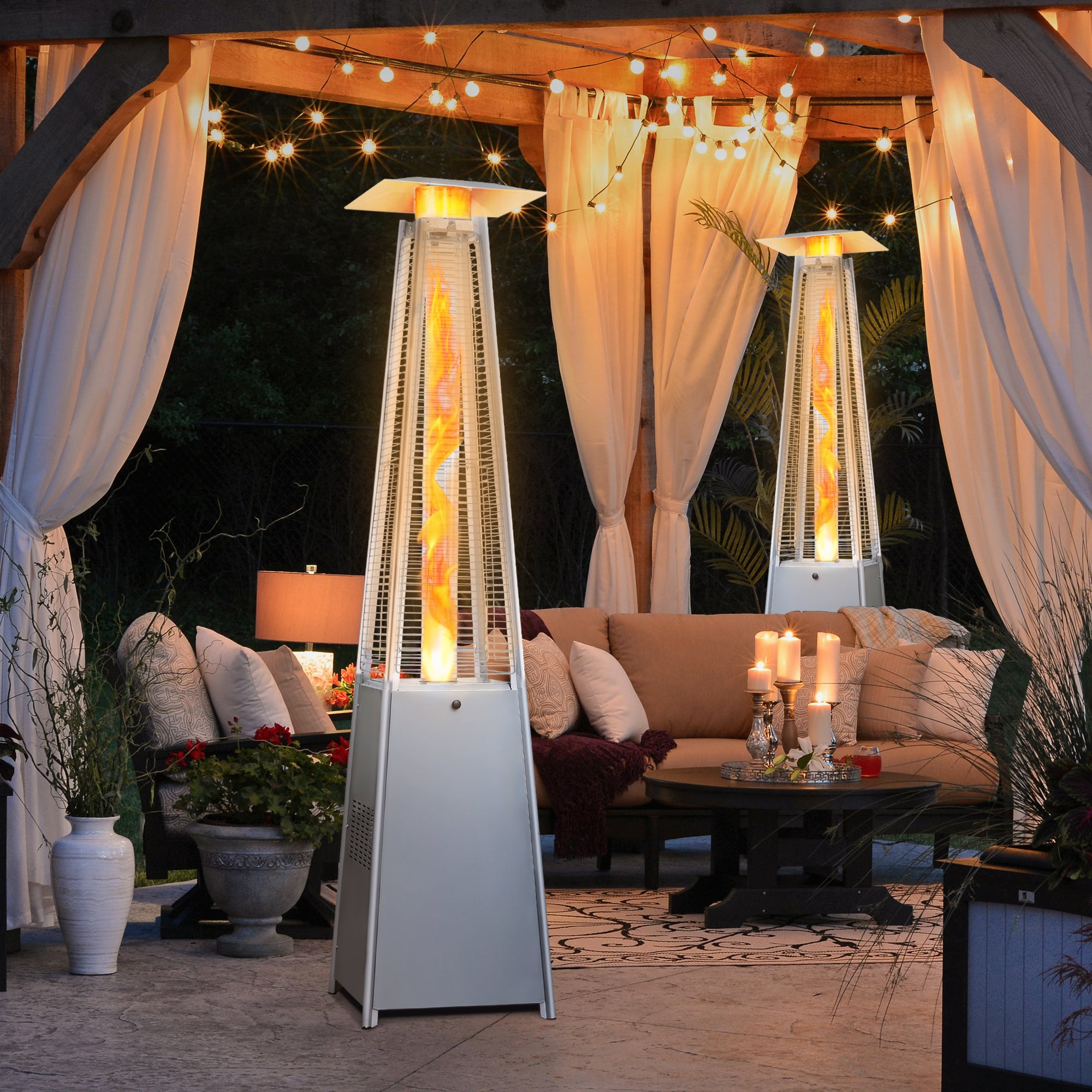 Lausaint Home 48,000BTU Outdoor Standing Heater