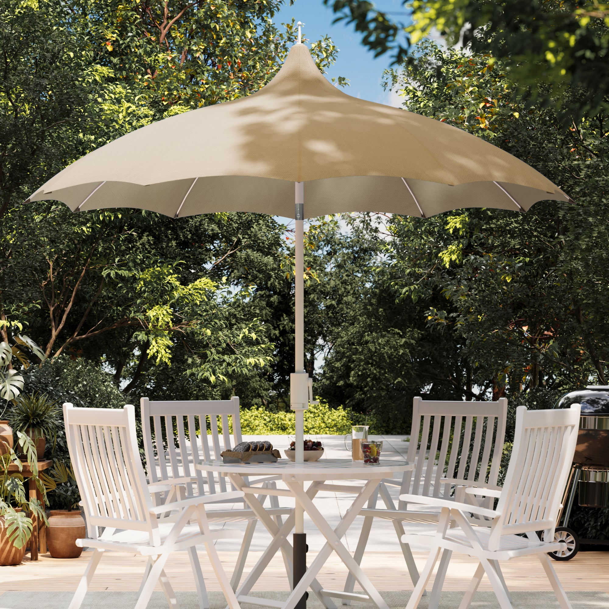 9FT Patio Offset Umbrella