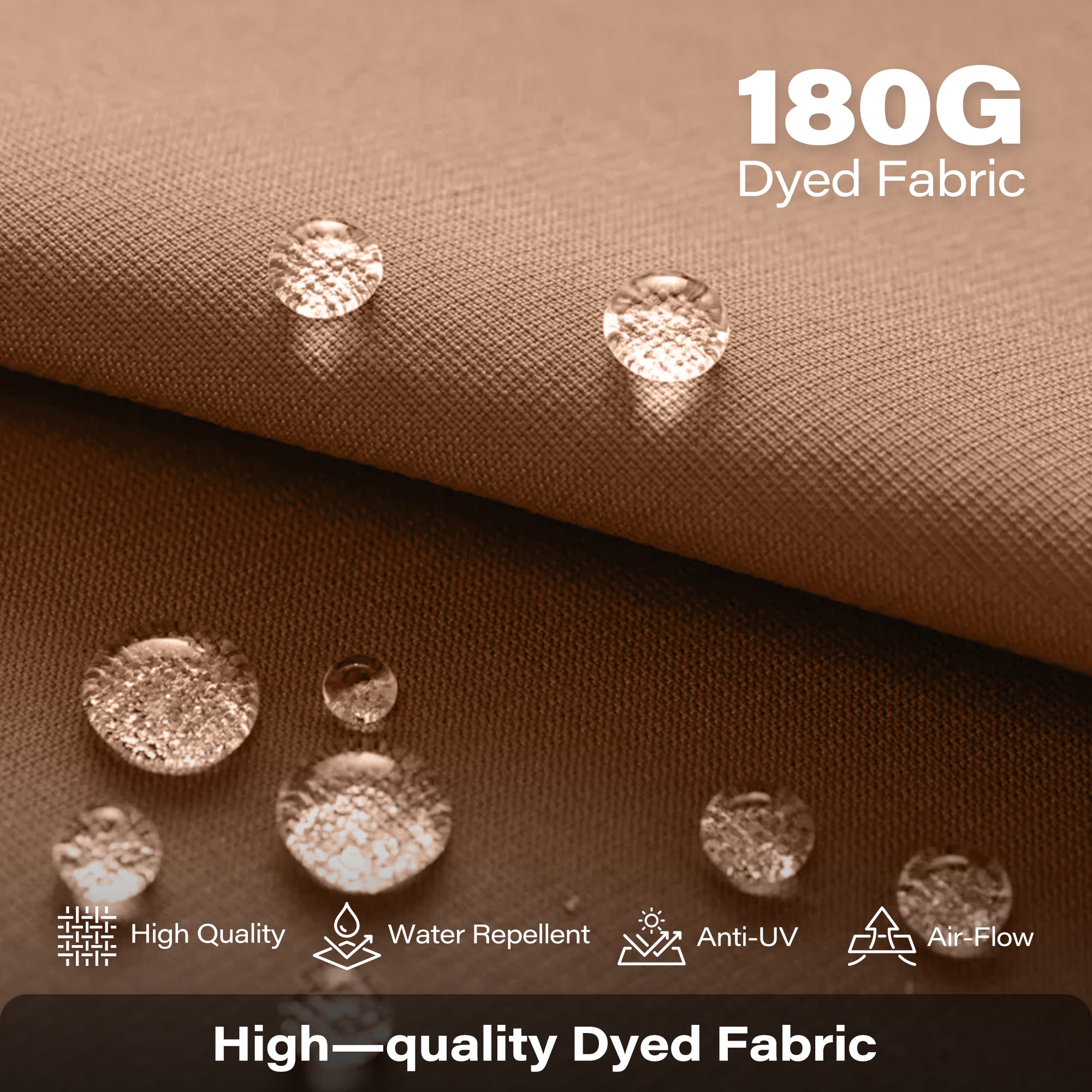 LAUSAINT HOME Large Double-Sided Rectangle Patio Umbrella with LED Light and Base, 13FT/15FT