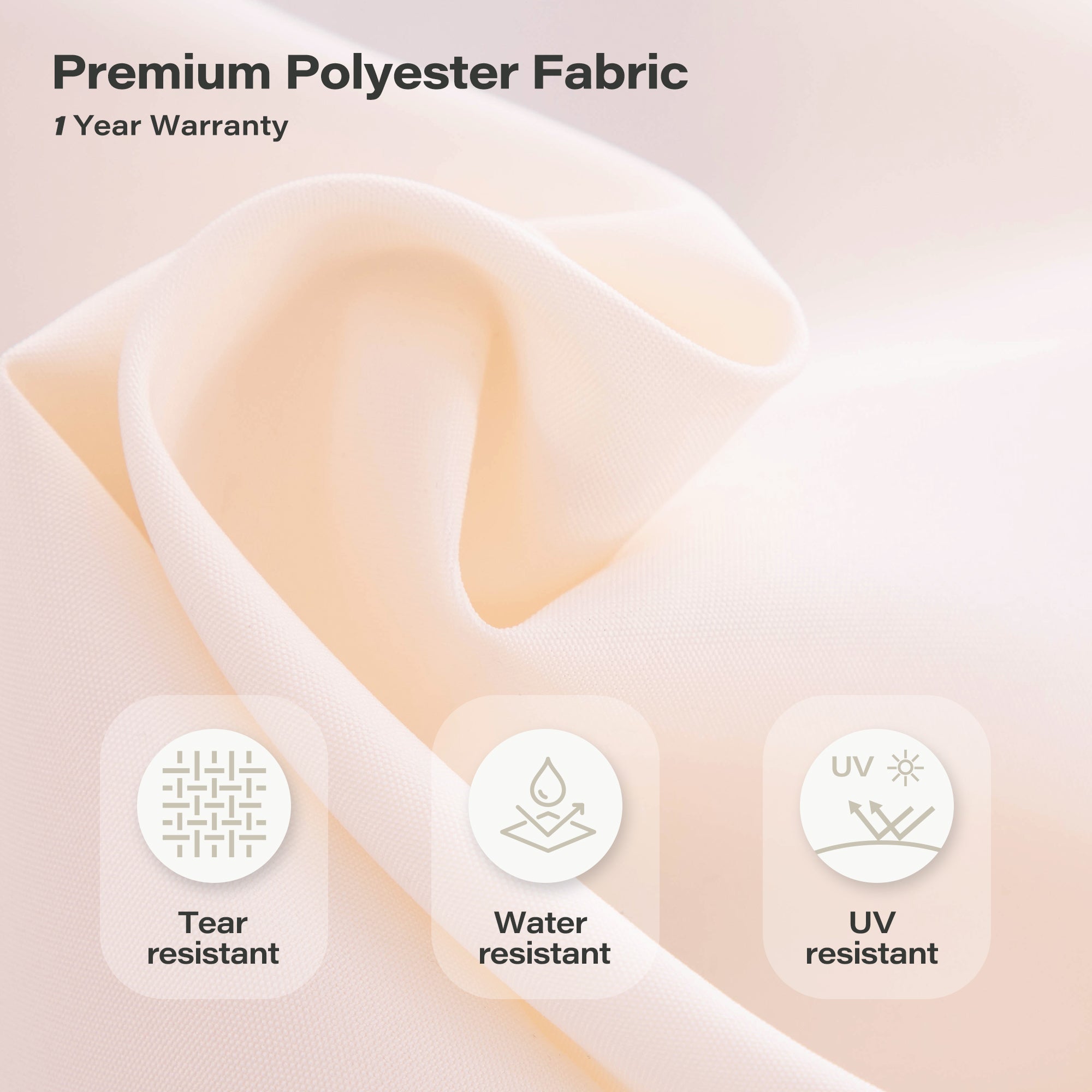 LAUSAINT HOME 9FT Pergoda Patio Umbrella