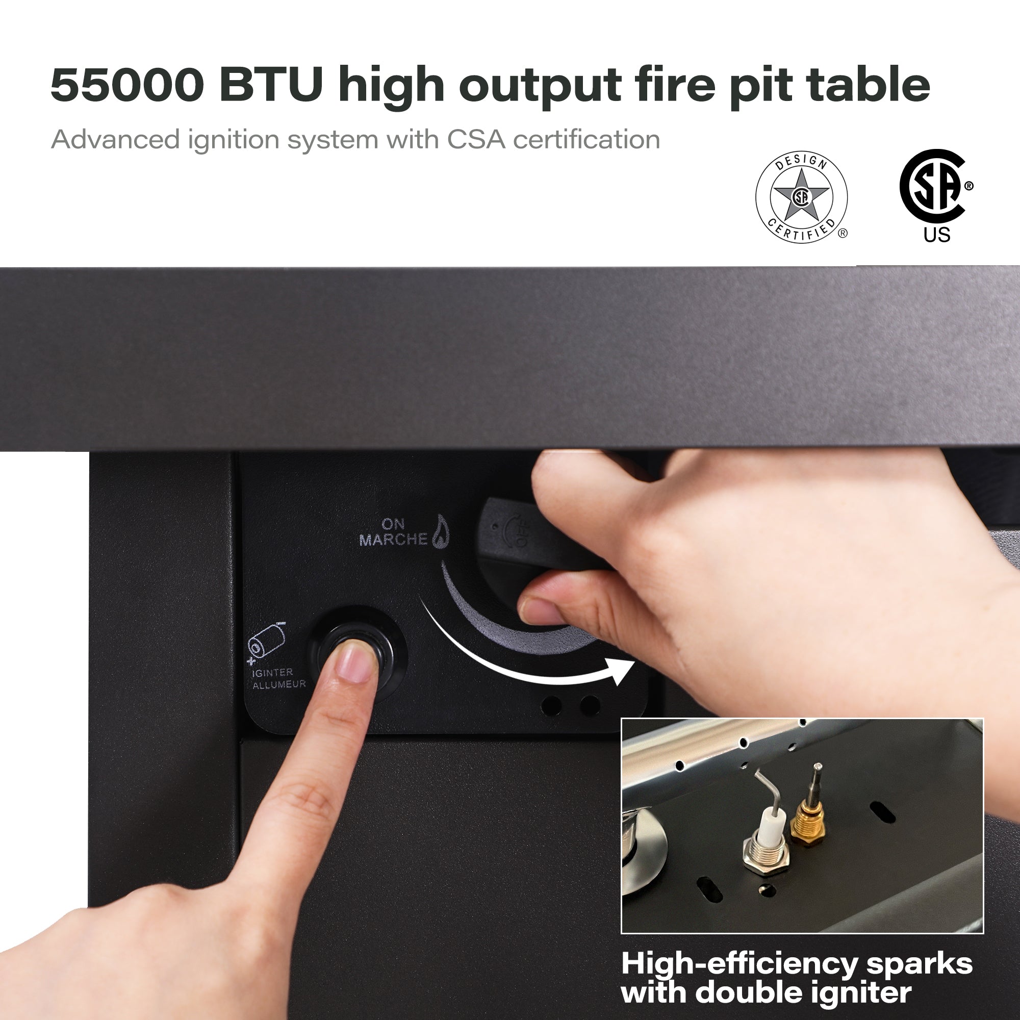 LAUSAINT HOME 55000btu 43&