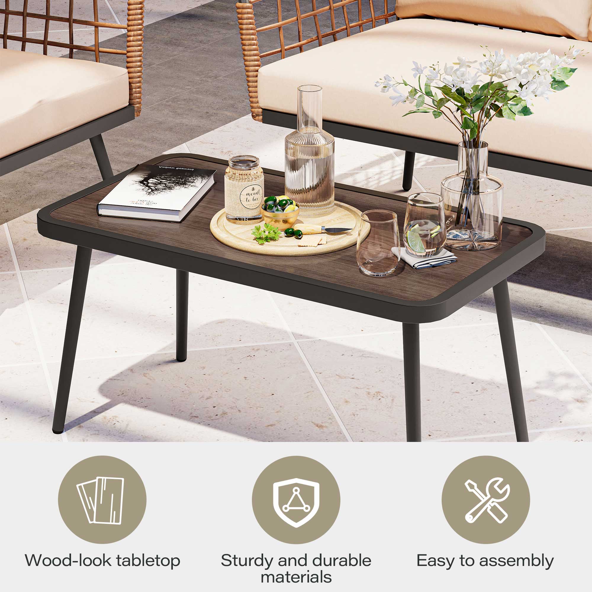 4-Piece Patio Furniture Set