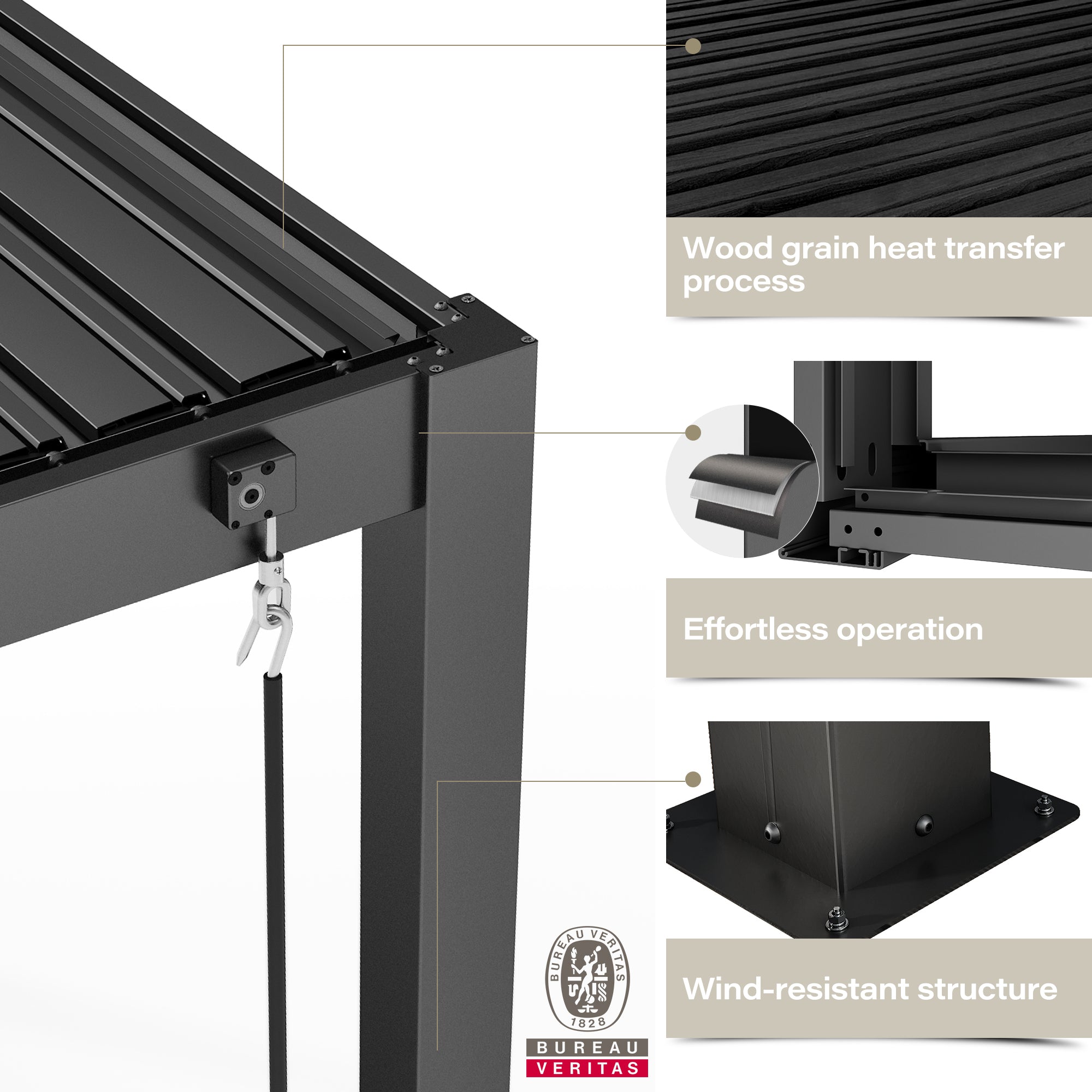 Aluminum Louvered Pergola