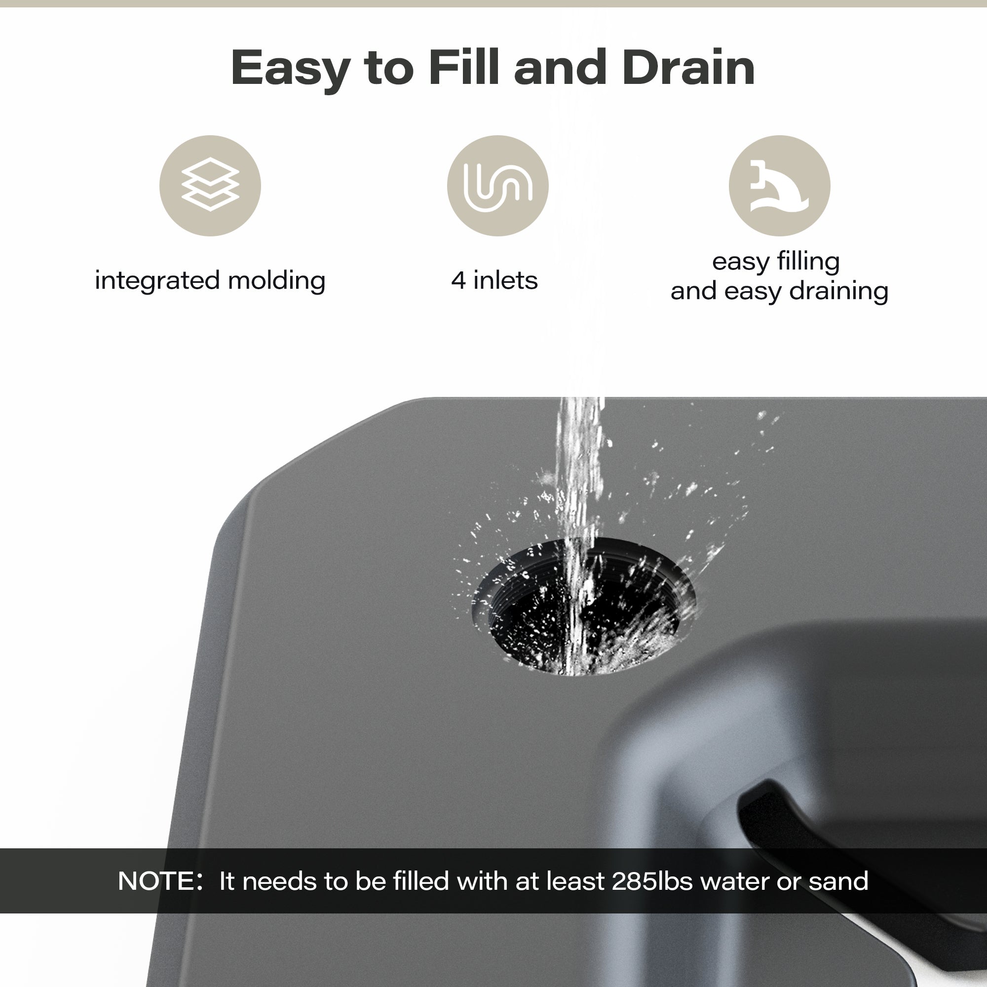 LAUSAINT HOME Patio Umbrella Base