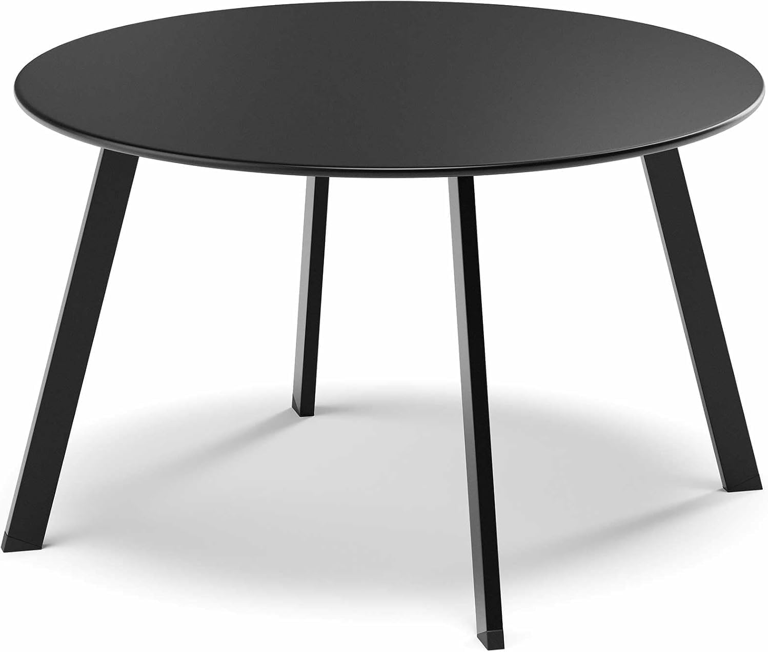 LAUSAINT HOME 27.6” Patio Round Coffee Table Metal Patio Side End Table Weather Resistant