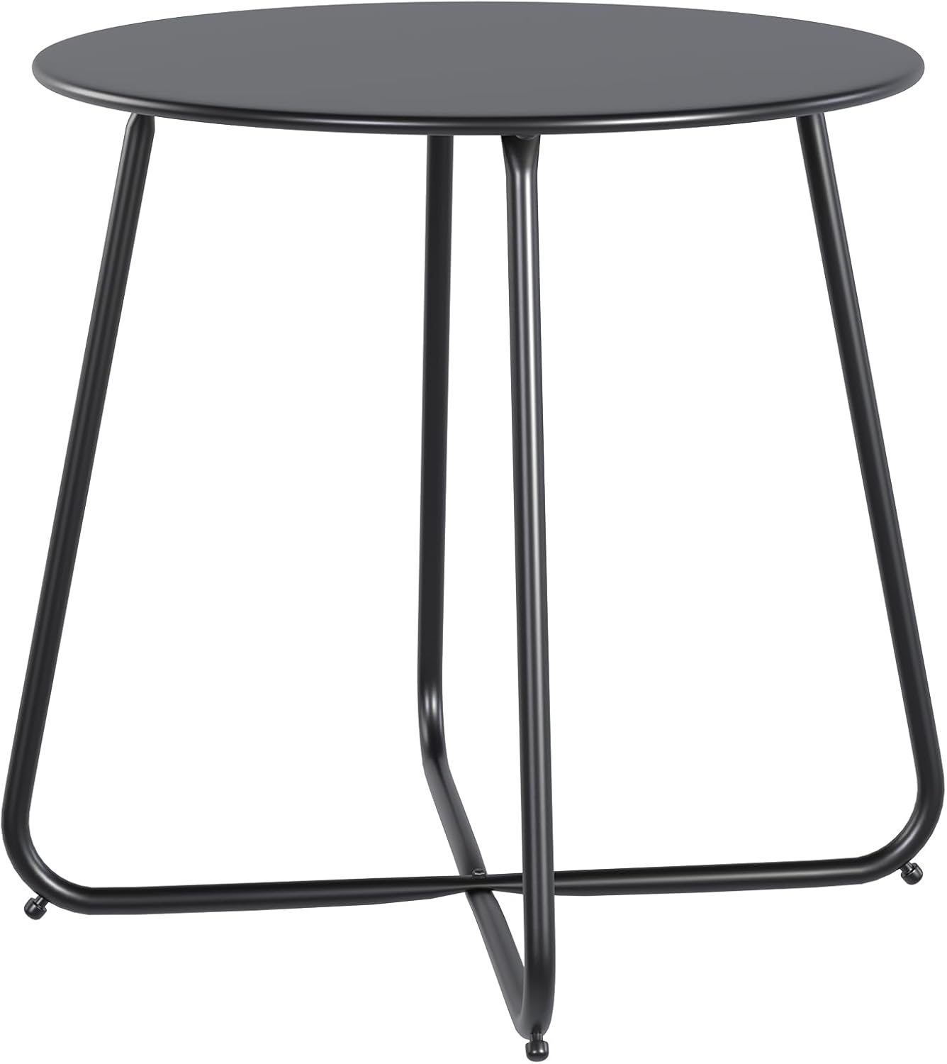 LAUSAINT HOME 18" Outdoor Side Table with Adjustable Footpads for Patio