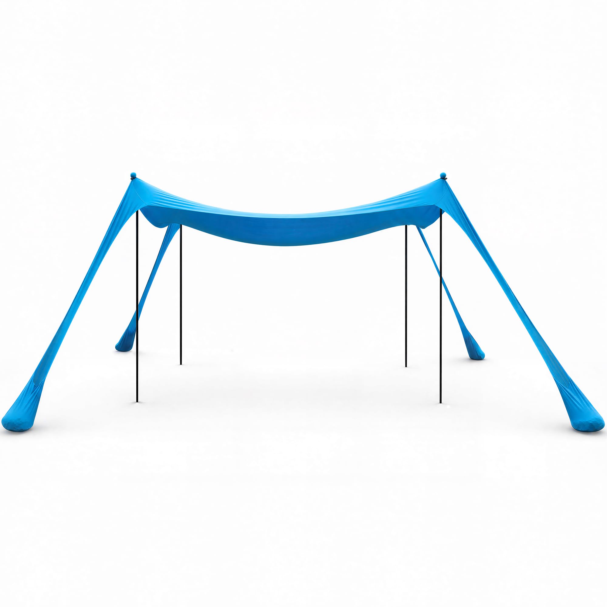 LAUSAINT HOME Beach Tent, Easy Pop Up Beach Canopy Sun Shade UPF 50+ Protection