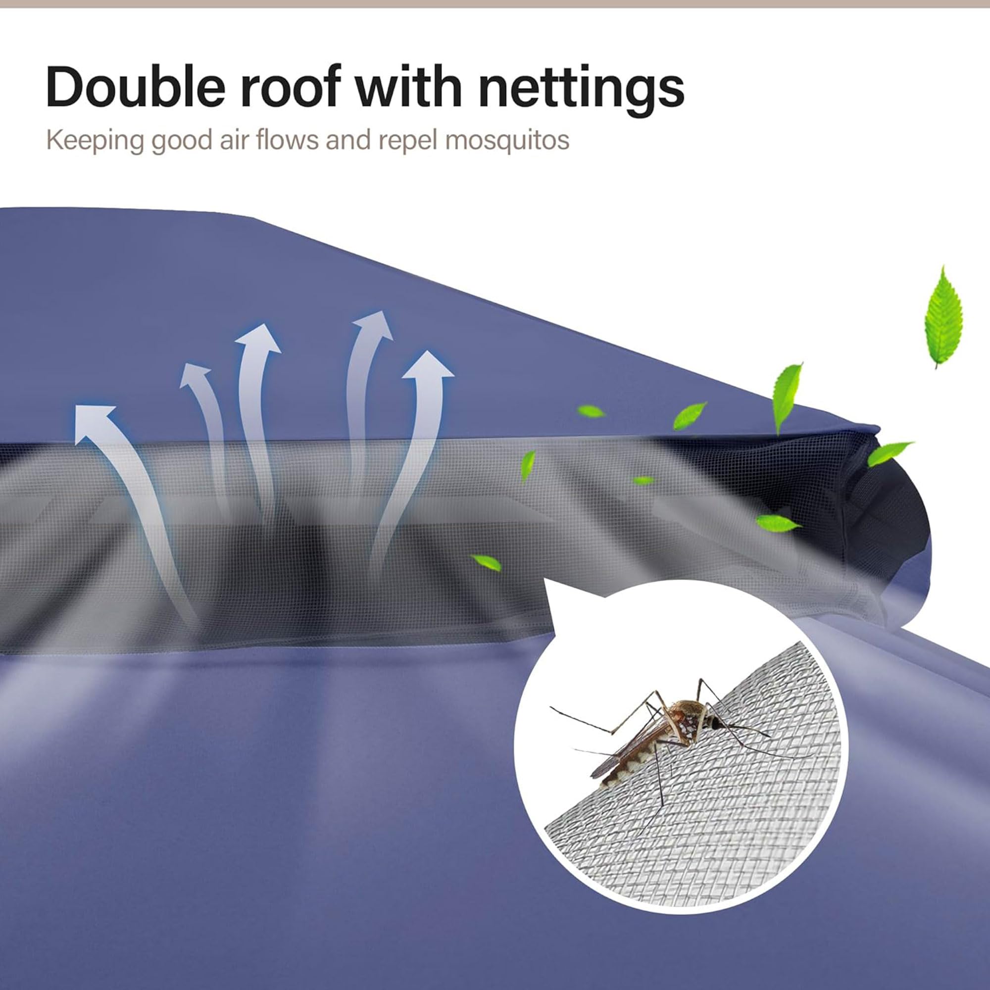 LAUSAINT HOME Semi-Permanent Outdoor Patio Gazebo 10&