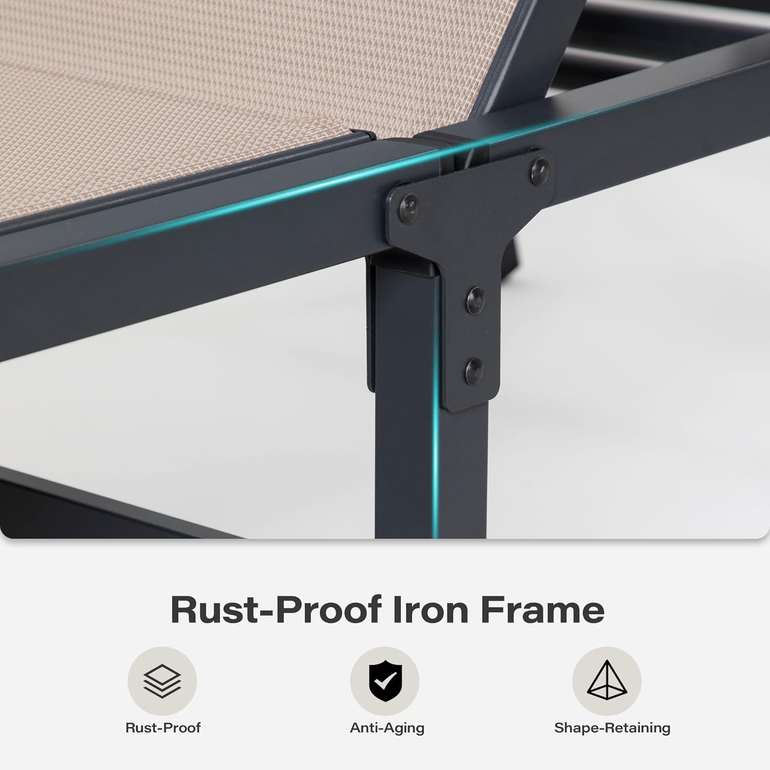 LAUSAINT HOME Pool Lounge Chairs Set of 2