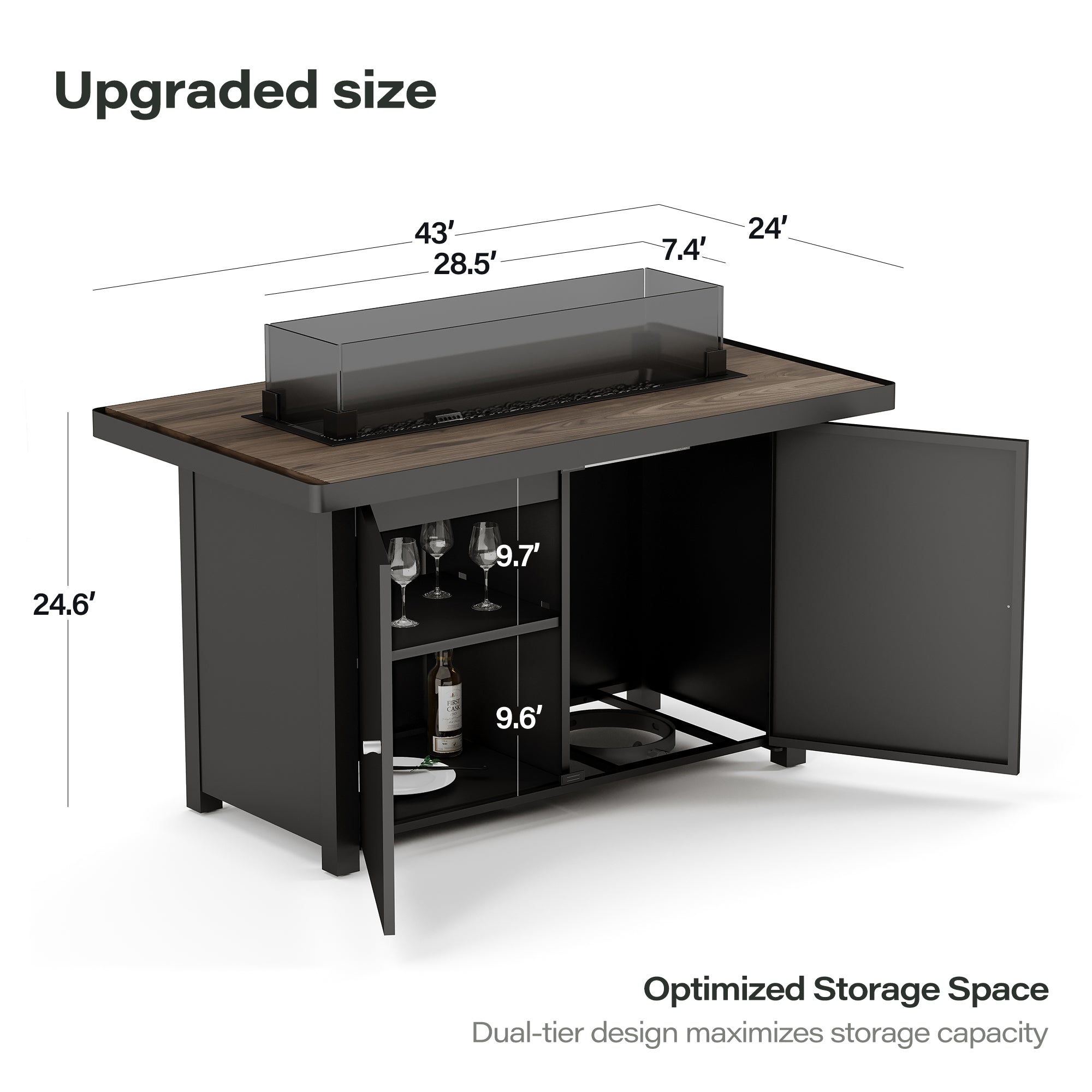 LAUSAINT HOME 55000btu 43&