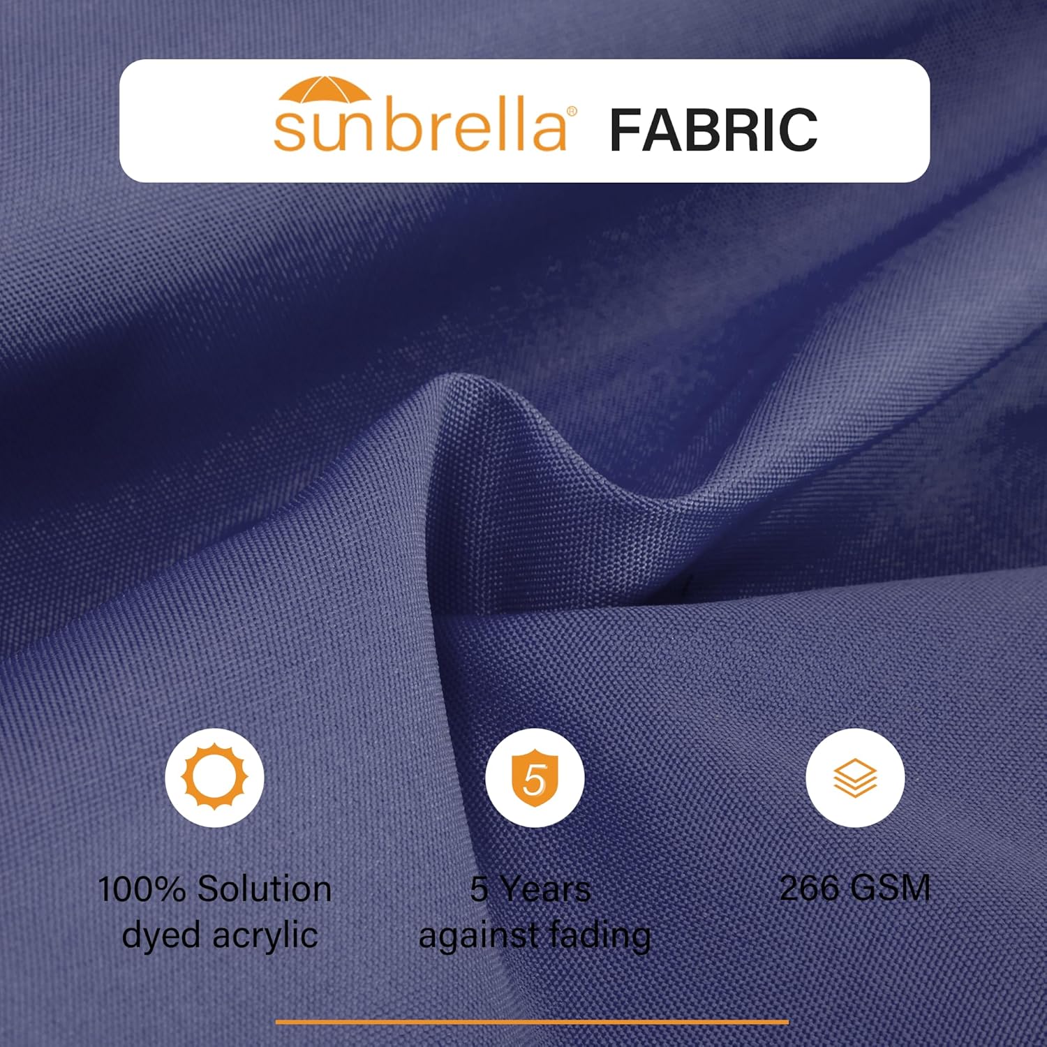 LAUSAINT HOME Outdoor Patio Umbrella with Base Included, Large Sun Shade Cantilever Umbrella Deluxe Curvy