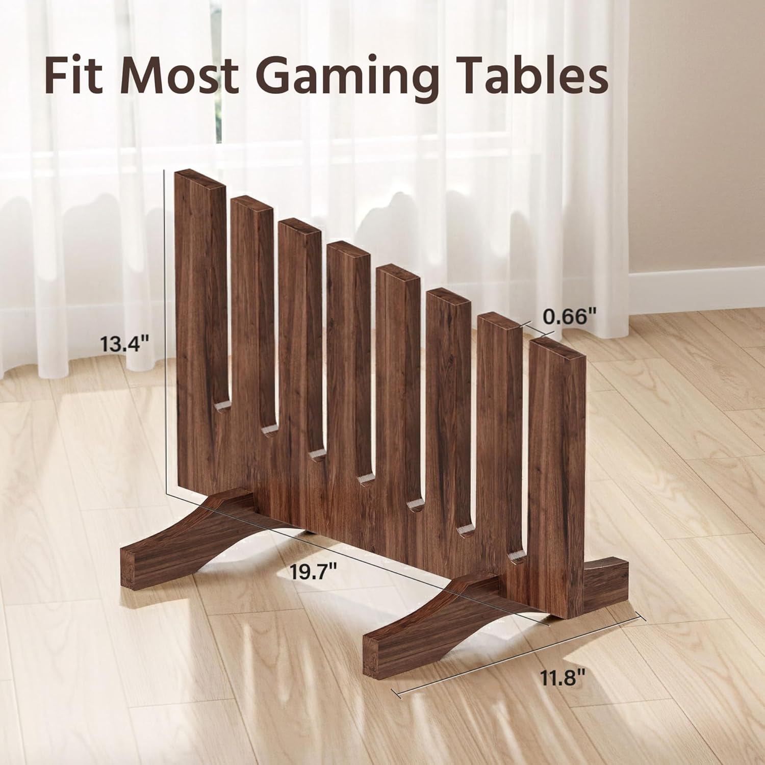 LAUSAINT HOME Board Game Table Storage Rack Set