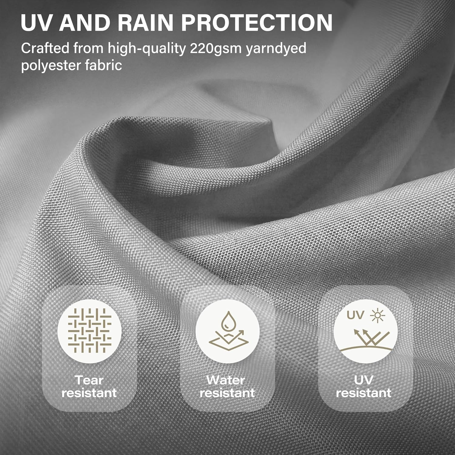 LAUSAINT HOME Cantilever Patio Umbrella, 360° Rotating Offset Umbrella with Aluminum Frame