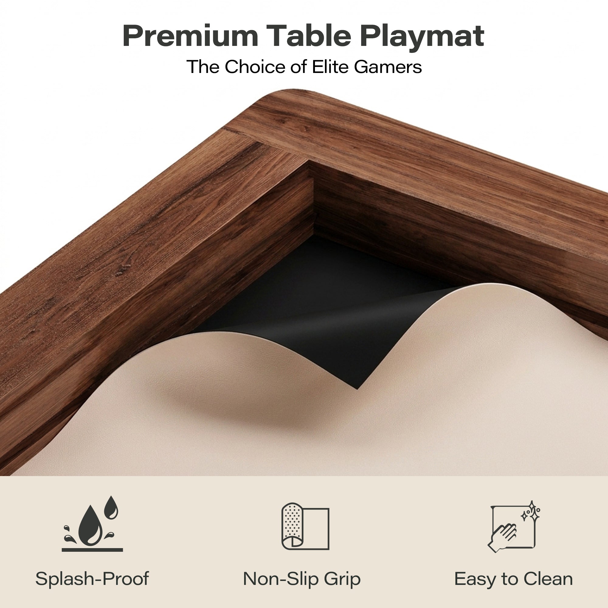 LAUSAINT HOME Board Game Table with Removable Table Top