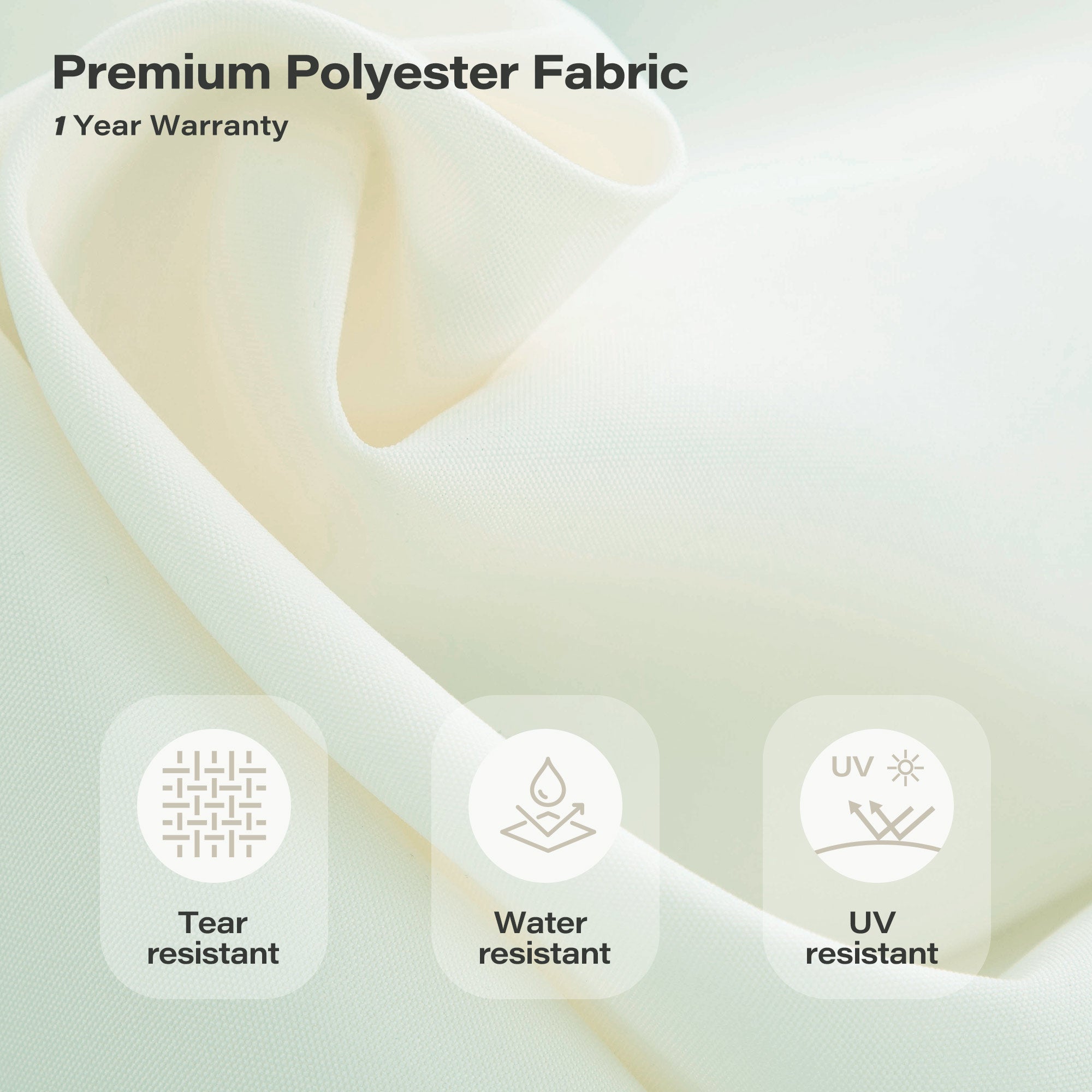 LAUSAINT HOME 9Ft Pergoda Patio Umbrella, Petal Design Canopy, 360° Rotation, Push-Button Tilt Pagoda Umbrella for Deck, Poolside Garden