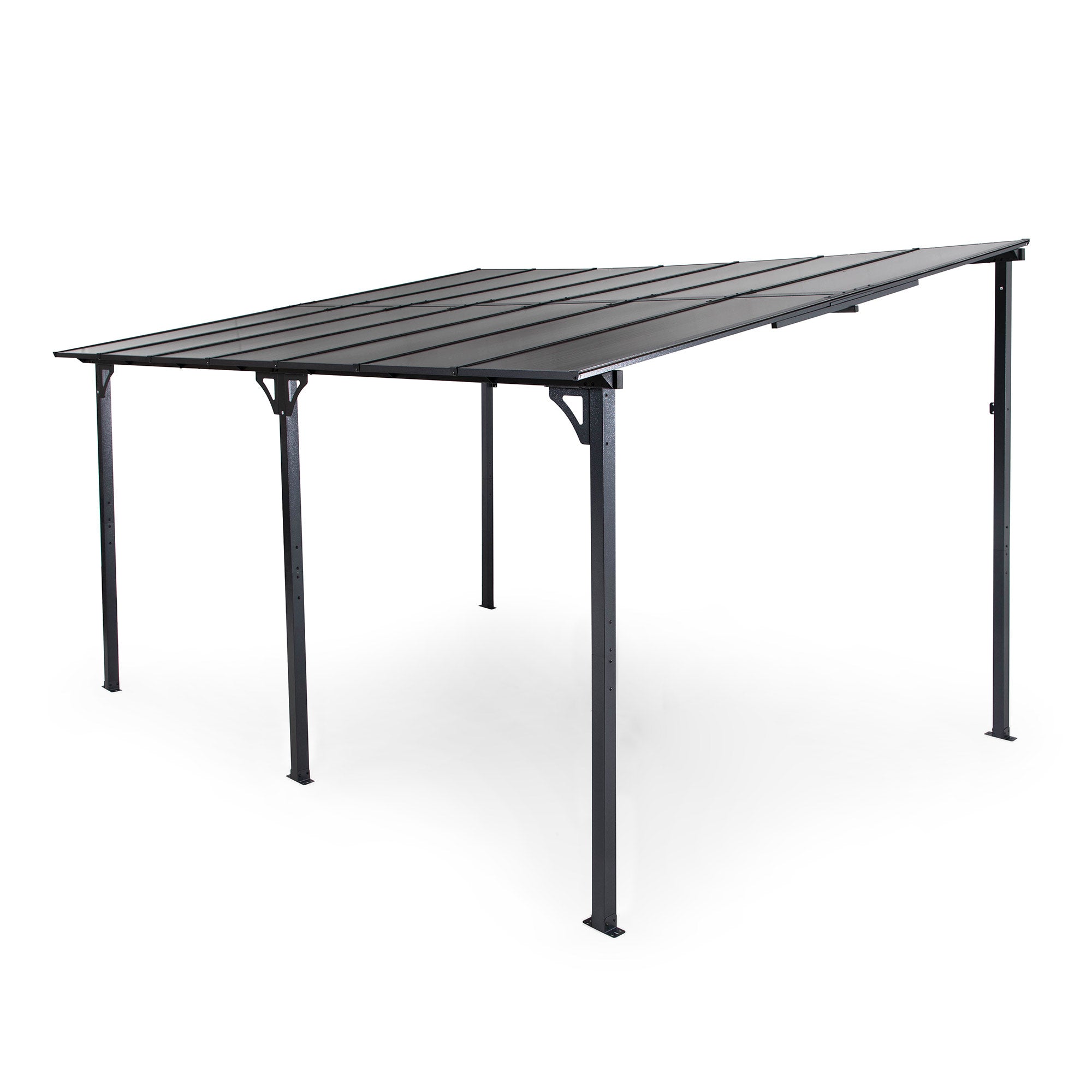 14 Ft. W x 10 Ft. D Aluminum Hardtop Pergola with Canopy