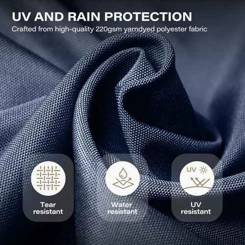 LAUSAINT HOME 10 Ft Patio Umbrella Outdoor Square Aluminum Offset Umbrella with 360-degree Rotation