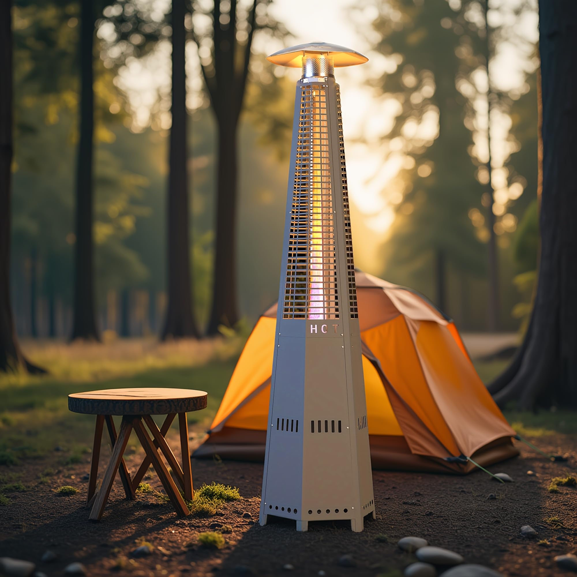 LAUSAINT HOME Pyramid Patio Heater, 48,000 BTU Outdoor Propane Heaters