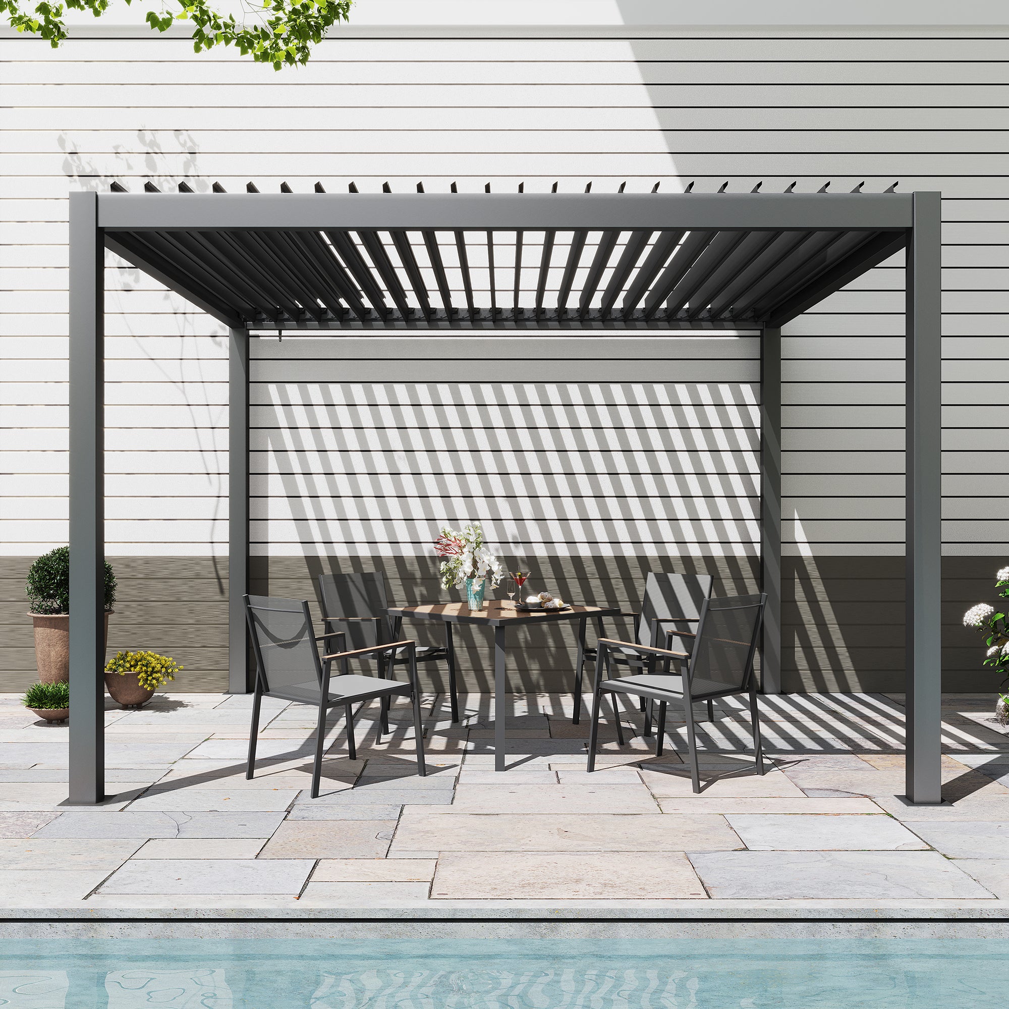 Aluminum Louvered Pergola