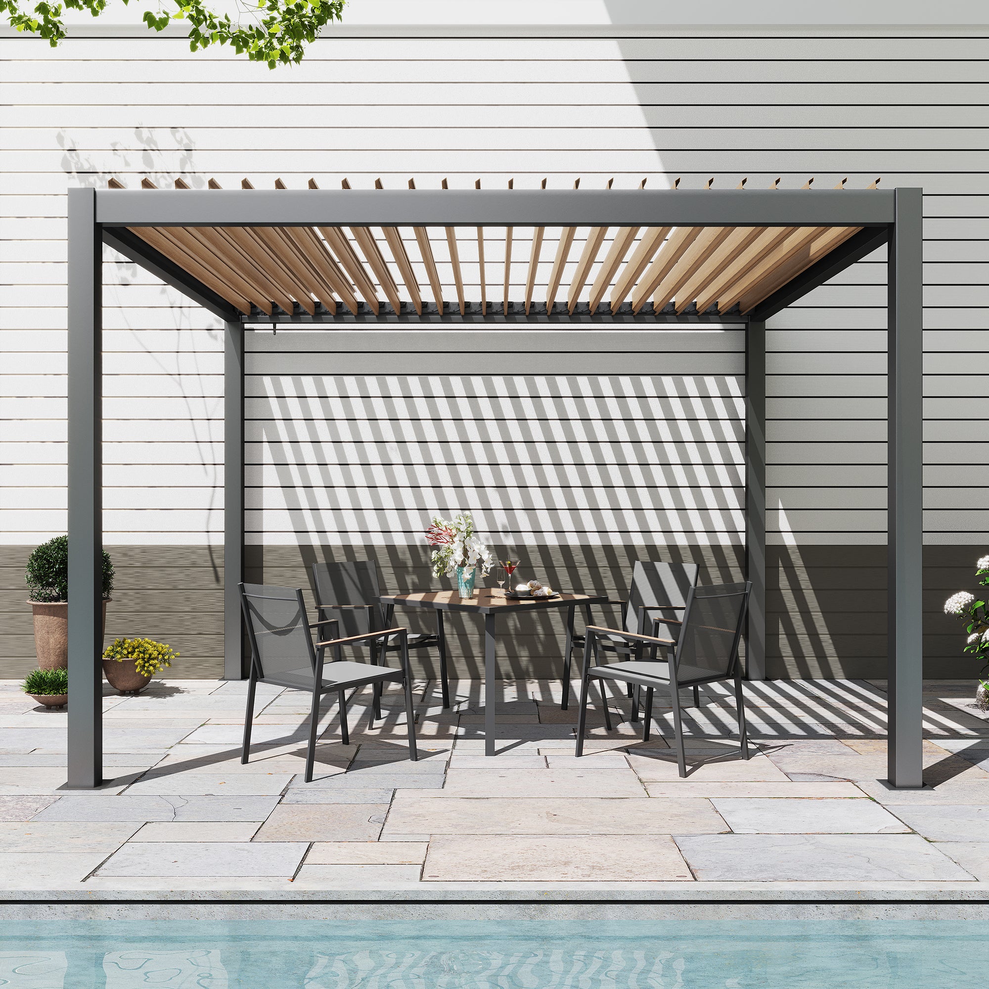 Aluminum Louvered Pergola