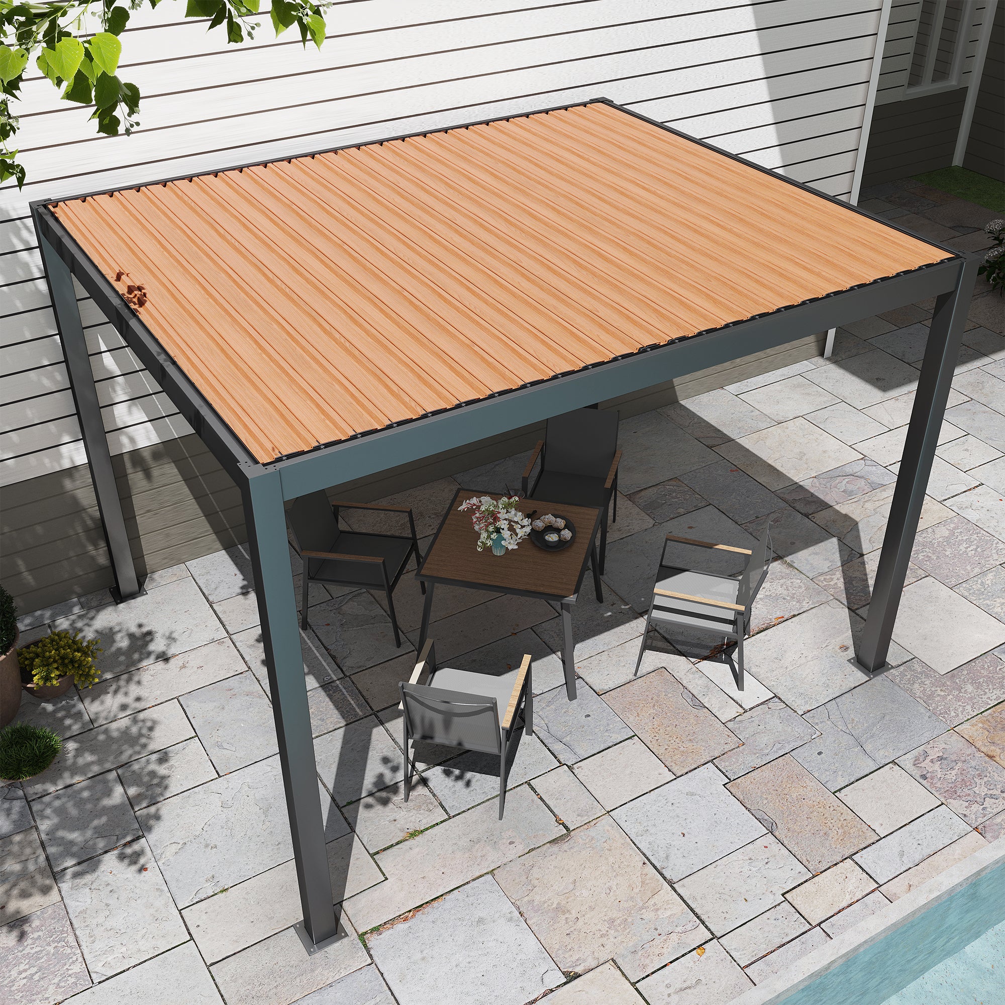 Aluminum Louvered Pergola