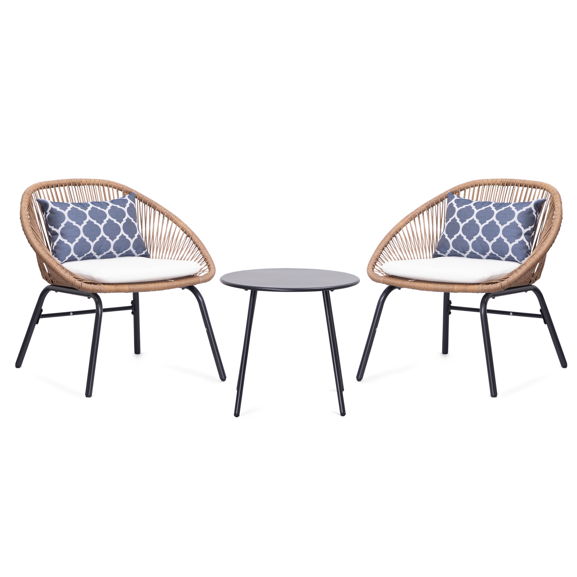 Lausaint Home 3-piece Wicker Bistro Set