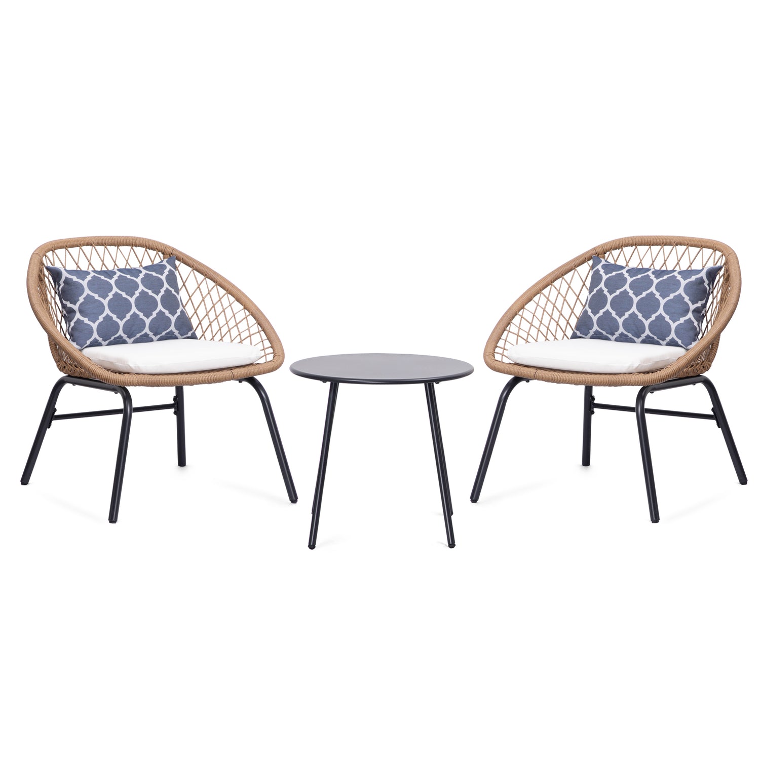 Lausaint Home 3-piece Wicker Bistro Set