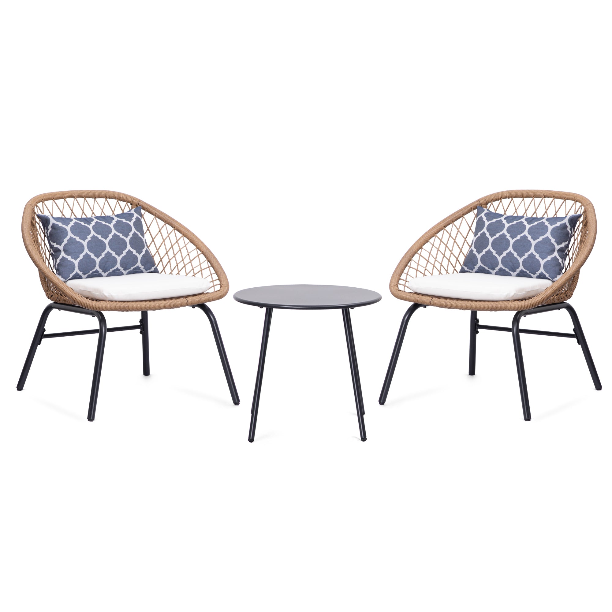 Lausaint Home 3-piece Wicker Bistro Set