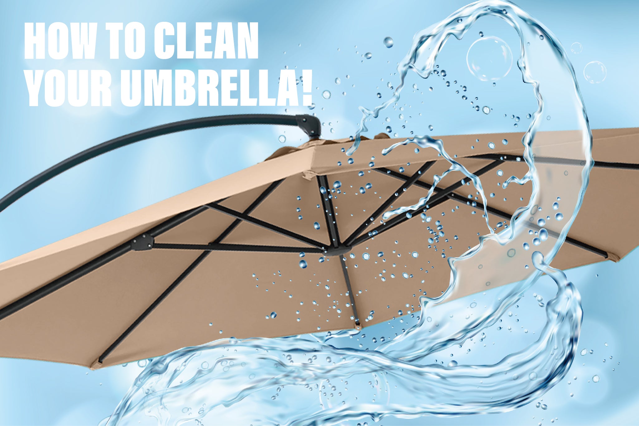 How to Clean Patio Umbrella