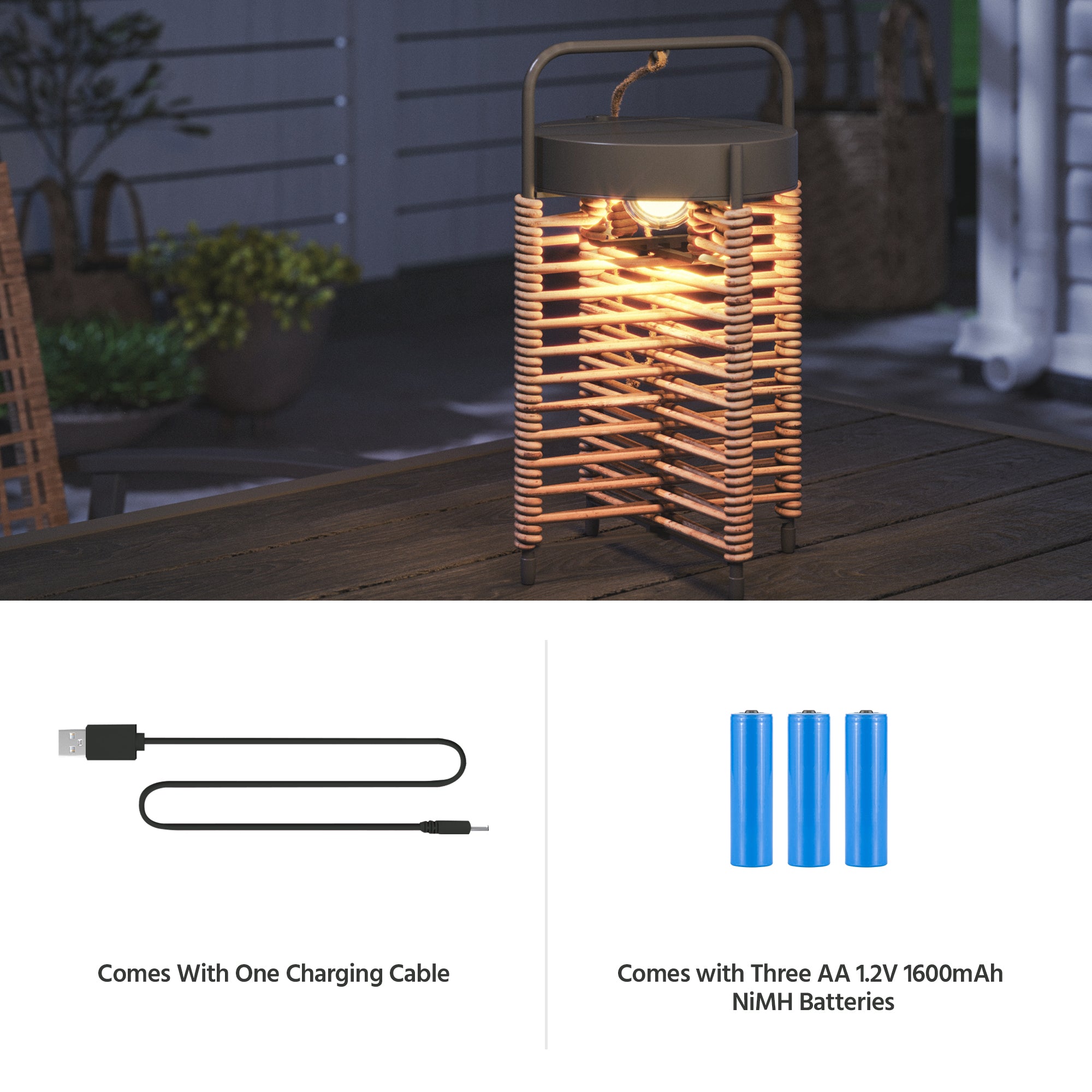 Outdoor Solar Table Lamp