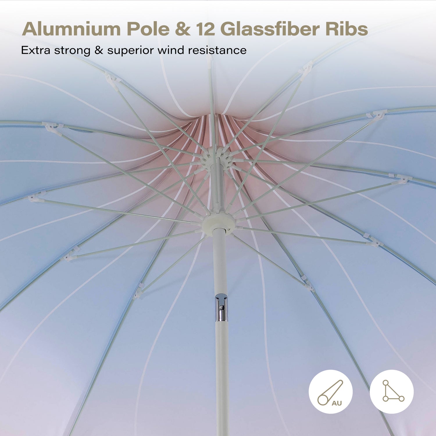 LAUSAINT HOME 9FT  Pergoda Patio Umbrella