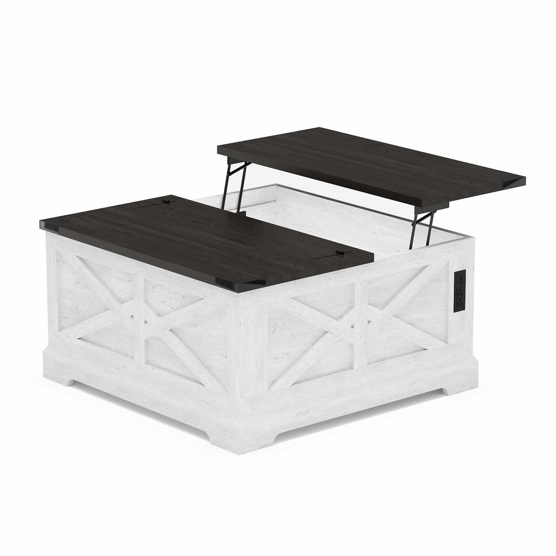 LAUSAINT HOME Farmhouse Lift Top Coffee Table