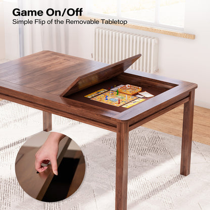 LAUSAINT HOME Rectangular Board Game &amp; Card Table