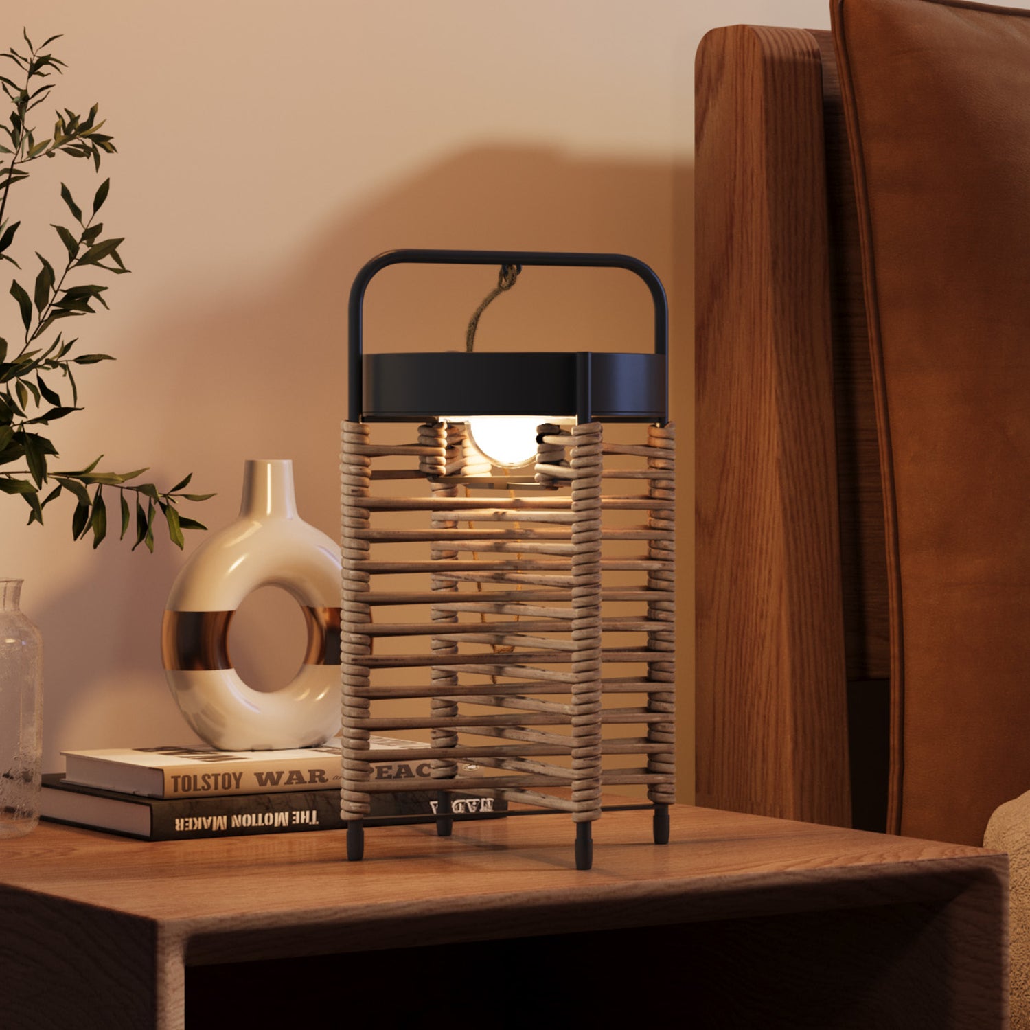 LAUSAINT HOME Outdoor Solar Table Lamp