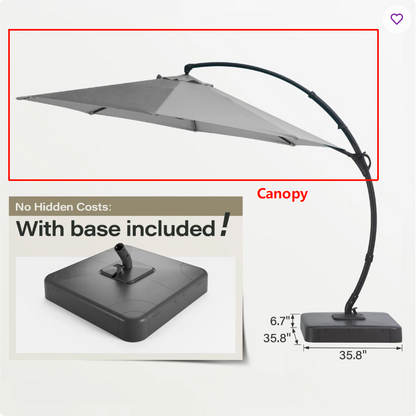 Cantilever Umbrella Accessories