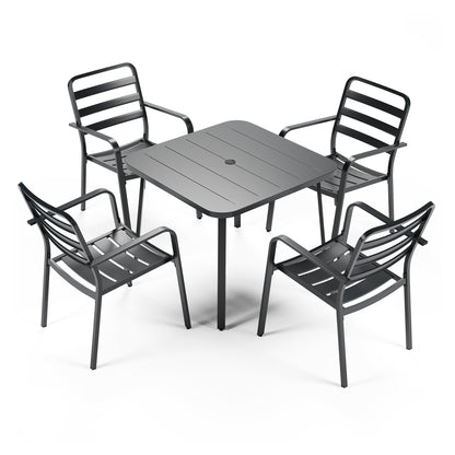 LAUSAINT HOME 5 Pieces Outdoor Dining Sets for 4, 35&