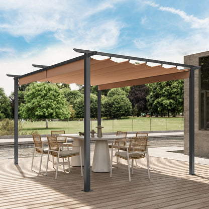 Aluminum Pergola with Canopy