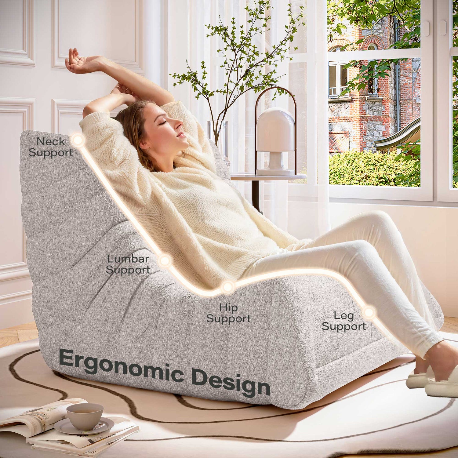 Memory Foam Giant Bean Bag Chair