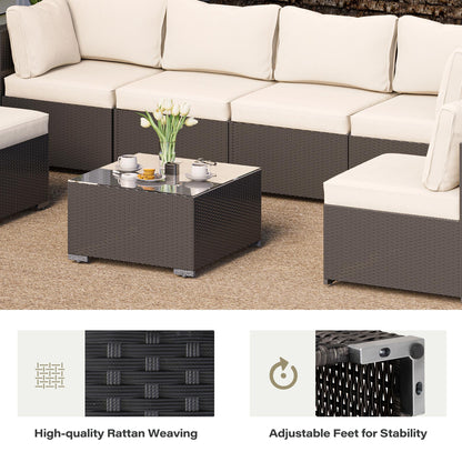 7-piece Wicker Conversation Set