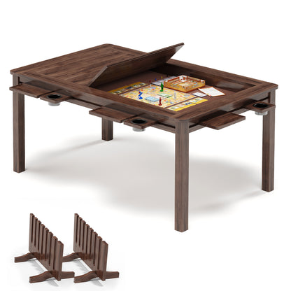 LAUSAINT HOME Board Game Table with Removable Table Top