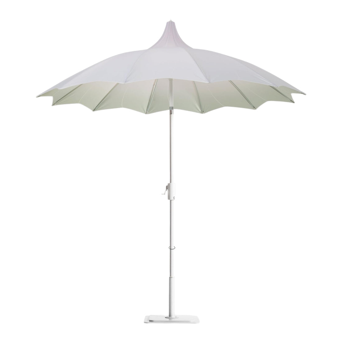 LAUSAINT HOME 9ft Outdoor Pagoda Patio Umbrella with Lights