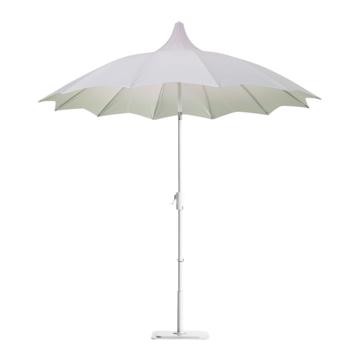 LAUSAINT HOME 9ft Outdoor Pagoda Patio Umbrella with Lights