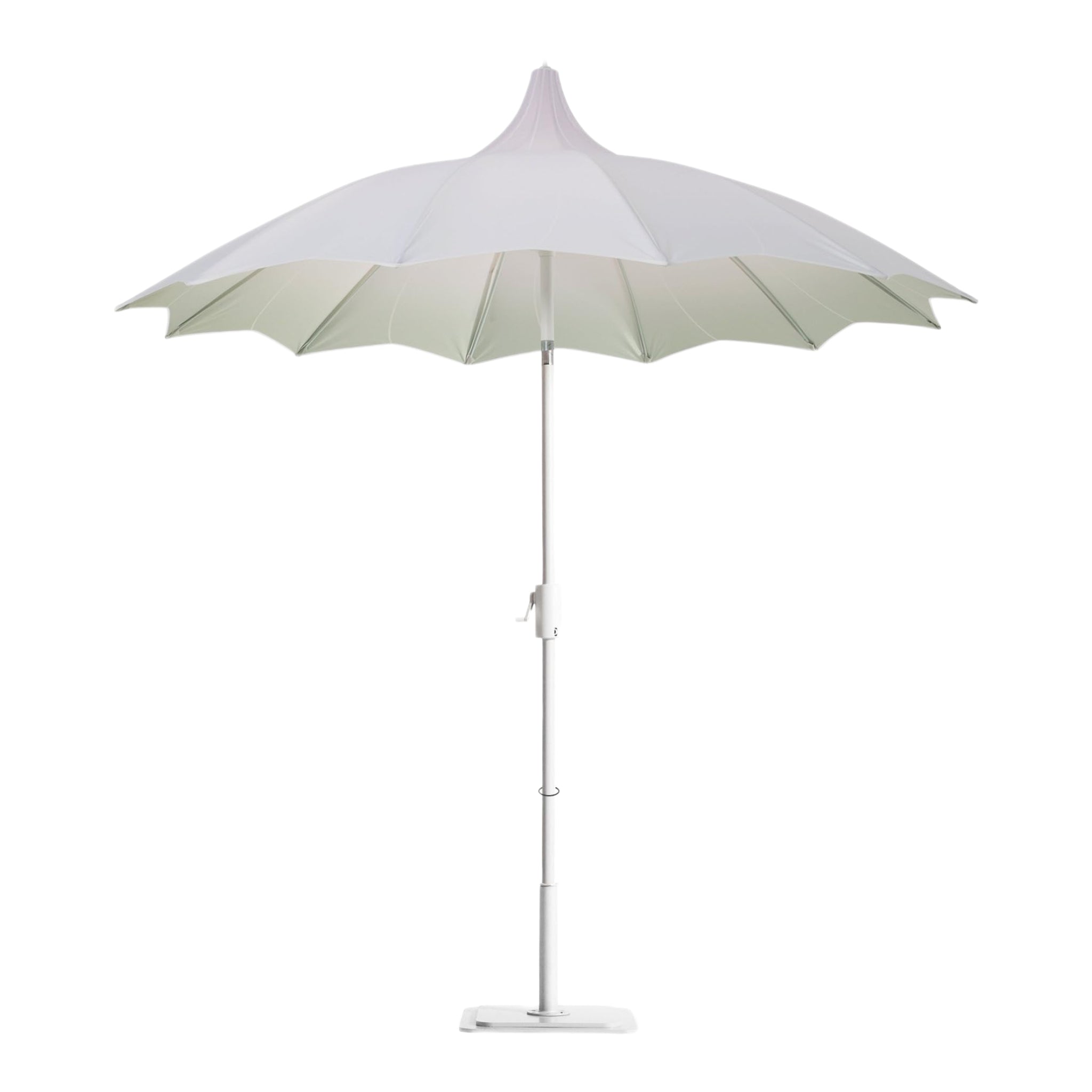 LAUSAINT HOME 9ft Outdoor Pagoda Patio Umbrella with Lights
