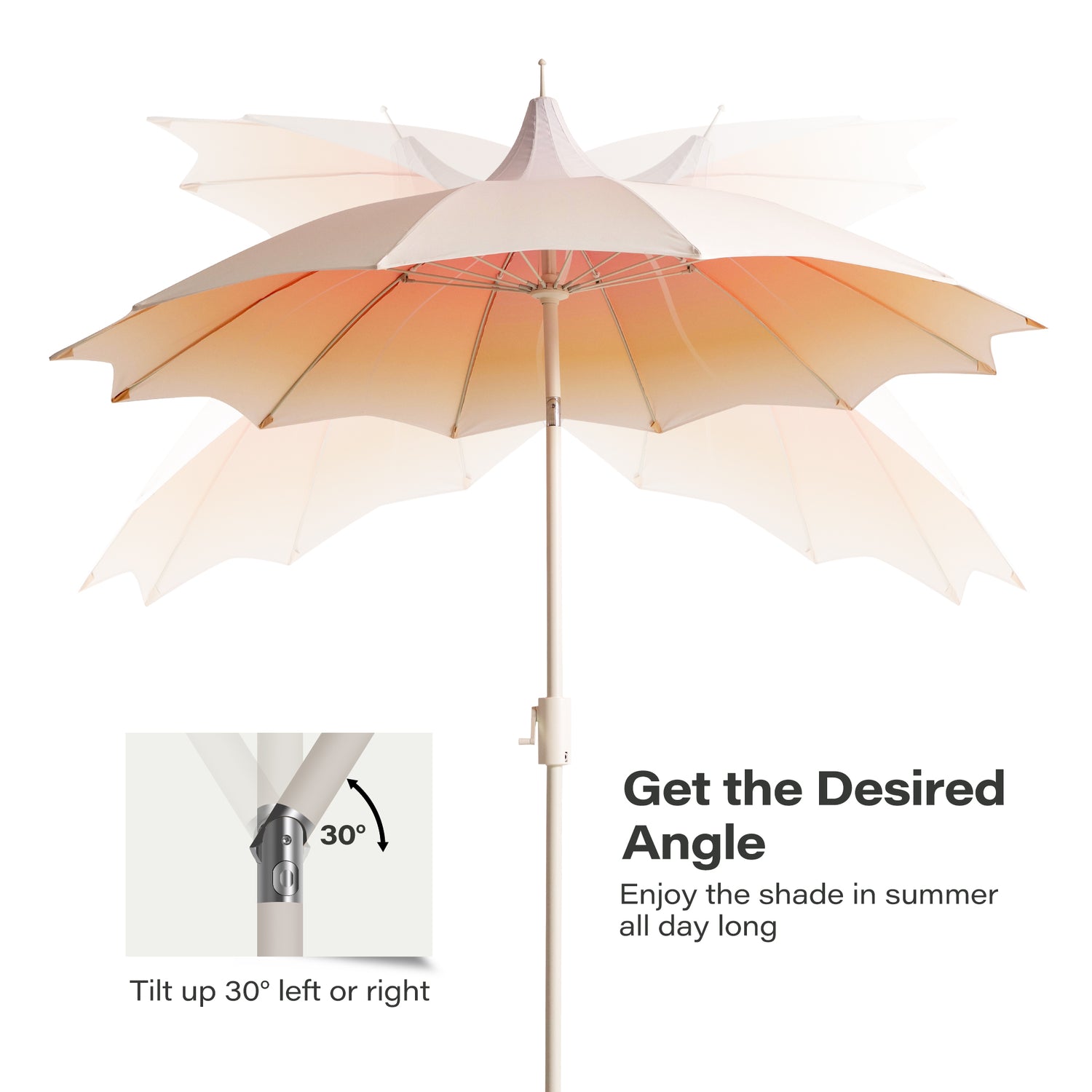 9FT  Market Patio Umbrella
