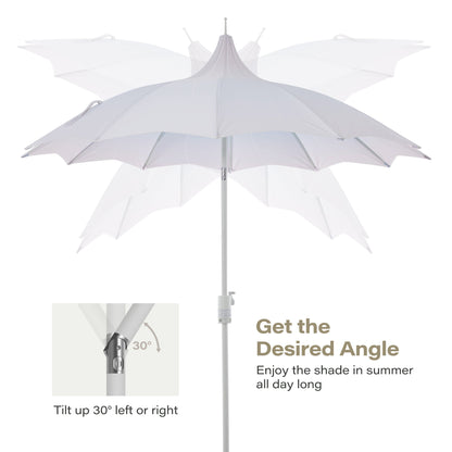 LAUSAINT HOME 9FT  Pergoda Patio Umbrella