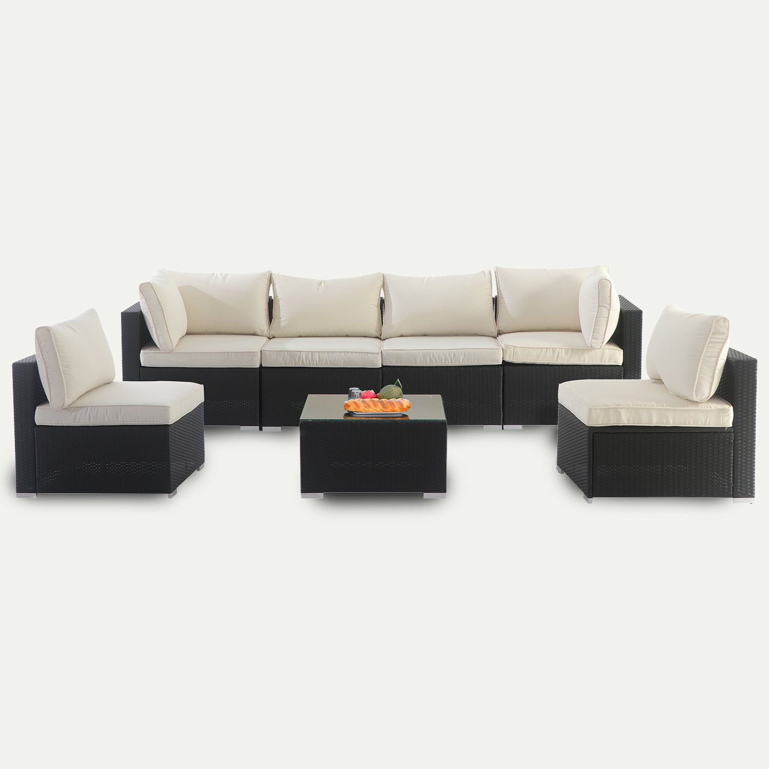 7-piece Wicker Conversation Set